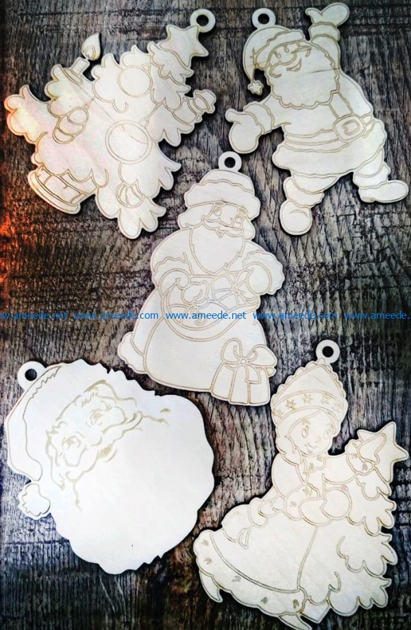 christmas toys file cdr and dxf free vector download for Laser cut