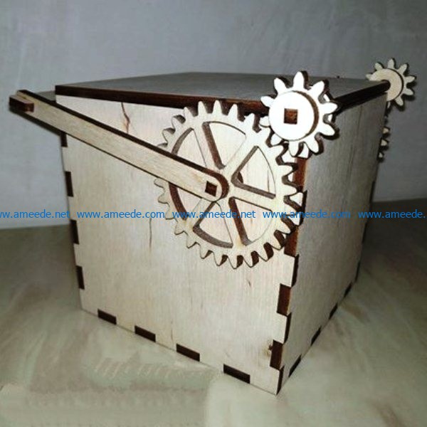 mechanical box file cdr and dxf free vector download for Laser cut