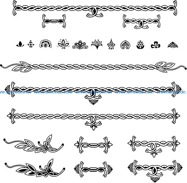 separator file cdr and dxf free vector download for laser engraving machines