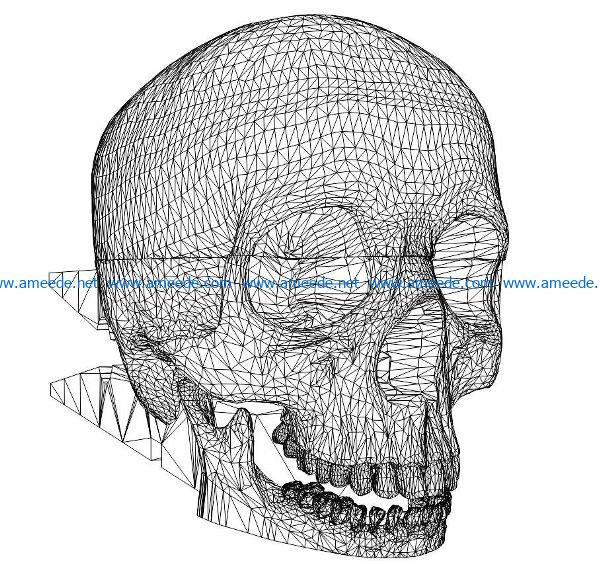 3D illusion led lamp bone clamp free vector download for laser engraving machines