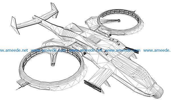 3D illusion led lamp raptor free vector download for laser engraving machines