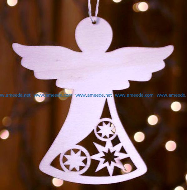 Angel file cdr and dxf free vector download for Laser cut