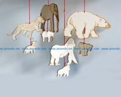 Animal file cdr and dxf free vector download for Laser cut