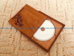 CD tray file cdr and dxf free vector download for Laser cut