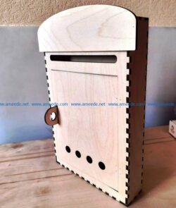 Card Box file cdr and dxf free vector download for Laser cut