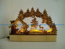 Christmas lights file cdr and dxf free vector download for Laser cut