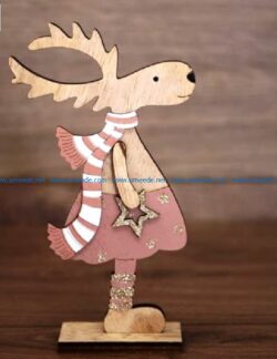 Deer stand file cdr and dxf free vector download for Laser cut