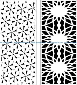 Design pattern panel screen E0007169 file cdr and dxf free vector download for Laser cut CNC