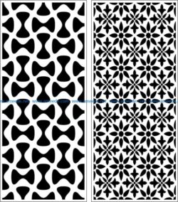 Design pattern panel screen E0007172 file cdr and dxf free vector download for Laser cut CNC
