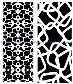 Design pattern panel screen E0007227 file cdr and dxf free vector download for Laser cut CNC