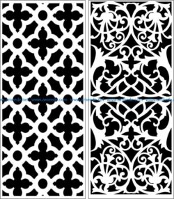 Design pattern panel screen E0007266 file cdr and dxf free vector download for Laser cut CNC
