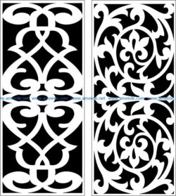 Design pattern panel screen E0007270 file cdr and dxf free vector download for Laser cut CNC