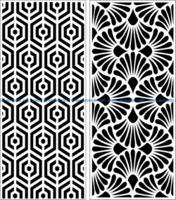 Design pattern panel screen E0007324 file cdr and dxf free vector download for Laser cut CNC