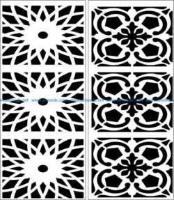 Design pattern panel screen E0007449 file cdr and dxf free vector download for Laser cut CNC