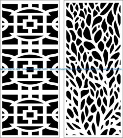 Design pattern panel screen E0007511 file cdr and dxf free vector download for Laser cut CNC
