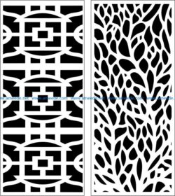 Design pattern panel screen E0007511 file cdr and dxf free vector download for Laser cut CNC
