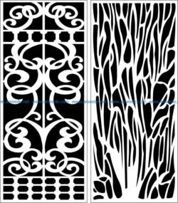 Design pattern panel screen E0007650 file cdr and dxf free vector download for Laser cut CNC