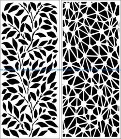 Design pattern panel screen E0007651 file cdr and dxf free vector download for Laser cut CNC