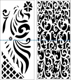Design pattern panel screen E0007652 file cdr and dxf free vector download for Laser cut CNC