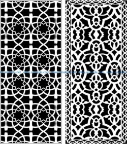 Design pattern panel screen E0007748 file cdr and dxf free vector download for Laser cut CNC
