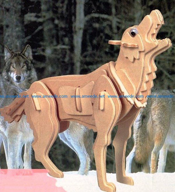 Grey wolf file cdr and dxf free vector download for Laser cut