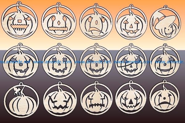 Halloween pumpkin file cdr and dxf free vector download for Laser cut