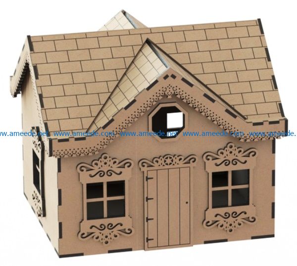 House box file cdr and dxf free vector download for Laser cut
