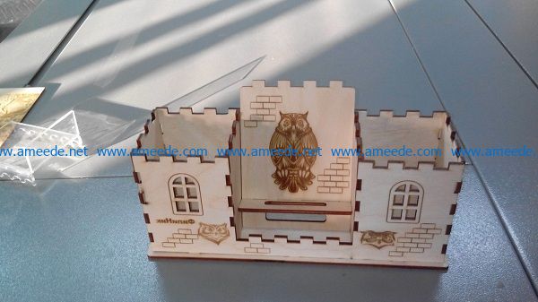 House owl owl file cdr and dxf free vector download for Laser cut