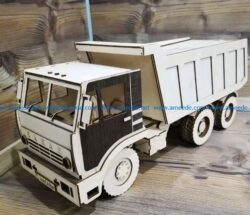 Kamaz file cdr and dxf free vector download for Laser cut