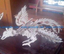 Phoenix bird file cdr and dxf free vector download for Laser cut