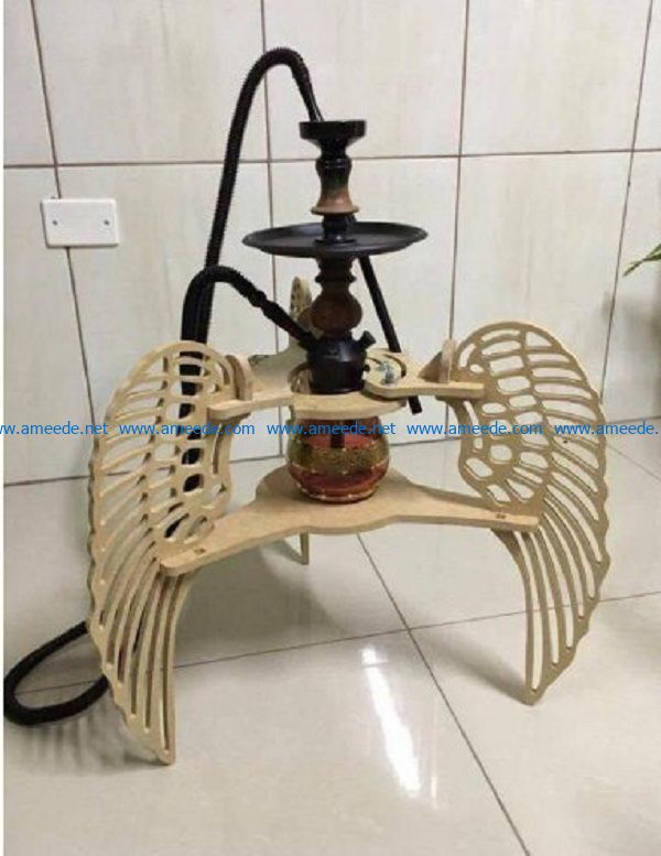 Shisha smoking table file cdr and dxf free vector download for Laser cut