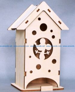 Tea house mouse file cdr and dxf free vector download for Laser cut