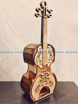 Tea room guitar file cdr and dxf free vector download for Laser cut