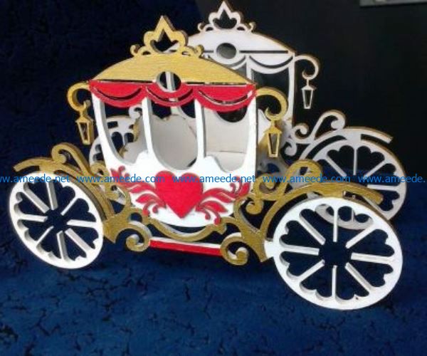 Wagon heart file cdr and dxf free vector download for Laser cut