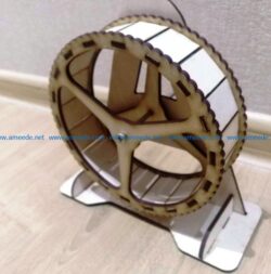 Wheel file cdr and dxf free vector download for Laser cut