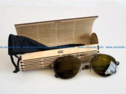 Wooden Eyeglasses box file cdr and dxf free vector download for Laser cut