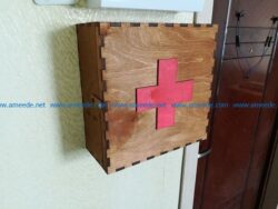 Wooden medical box file cdr and dxf free vector download for Laser cut