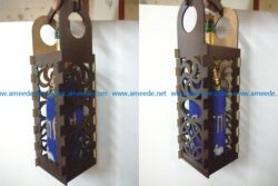 Wooden wine bags file cdr and dxf free vector download for Laser cut