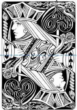 a card file cdr and dxf free vector download for print or laser engraving machines