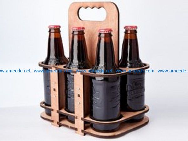 beer tray file cdr and dxf free vector download for Laser cut