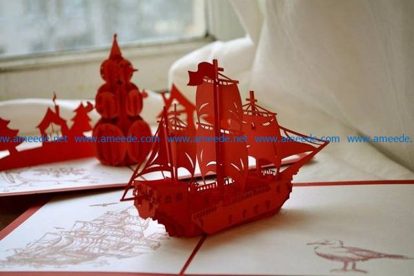 boat file cdr and dxf free vector download for Laser cut