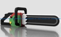 chainsaw file cdr and dxf free vector download for Laser cut