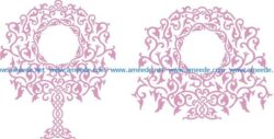 derevo svadba file cdr and dxf free vector download for print or laser engraving machines
