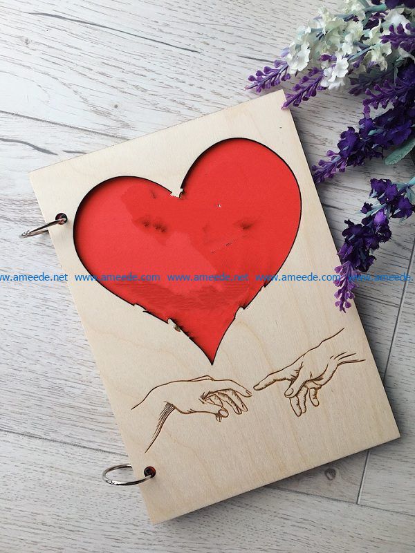 hands and heart shape file cdr and dxf free vector download for Laser cut