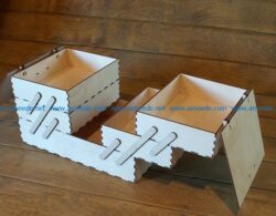 ladder box file cdr and dxf free vector download for Laser cut