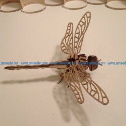 paperback dragonfly file cdr and dxf free vector download for Laser cut