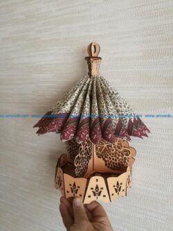 parasol file cdr and dxf free vector download for Laser cut