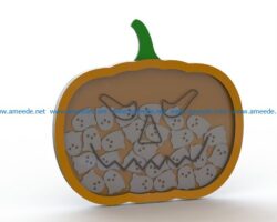 pumpkin file cdr and dxf free vector download for print or laser engraving machines
