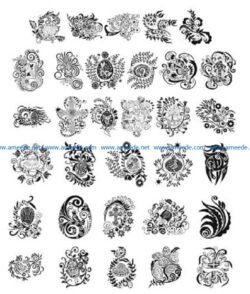 resurrection pattern file cdr and dxf free vector download for print or laser engraving machines