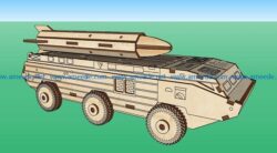 rocket car file cdr and dxf free vector download for Laser cut